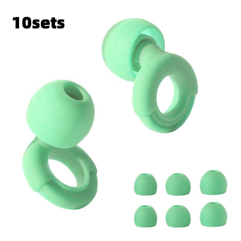 Ultra-Soft Deep Sleep Silicone Earplugs